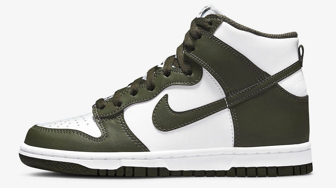 Nike dunk high Cargo Khaki White