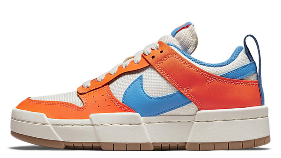 dunk low orange and blue