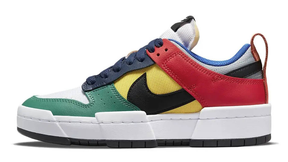 Nike Dunk Low Disrupt Yellow Red Multi
