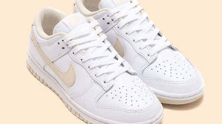 The Nike Dunk Low Looks Dreamier Than Ever in 'Pearl White' The Nike Dunk Low Looks Dreamier Than Ever in 'Pearl White'