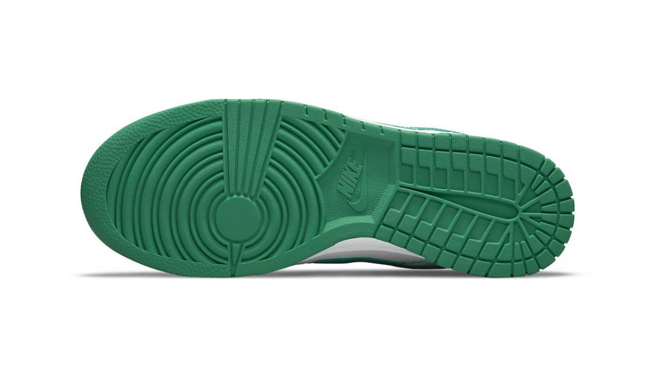 nike dunk low white green 5