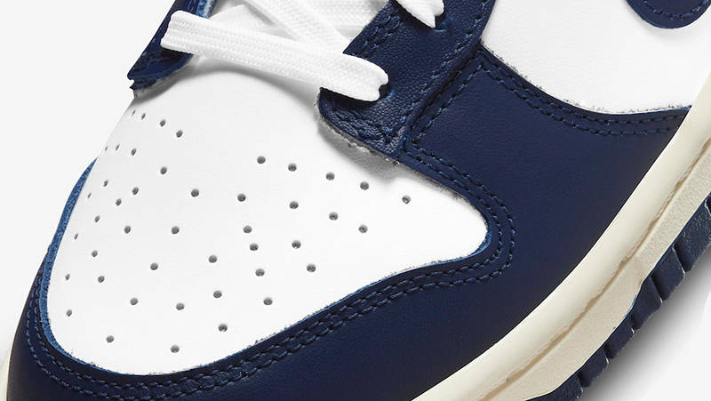 Nike Dunk Low White Navy DD1503-115 Detail