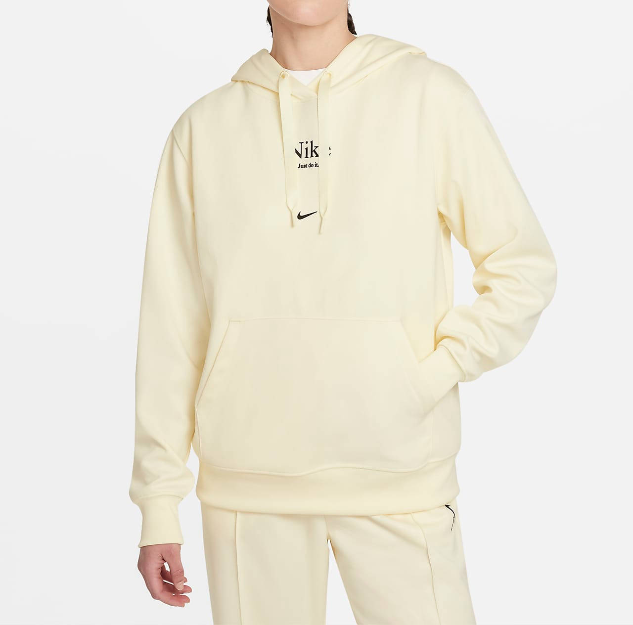 nike hoodie cream 1