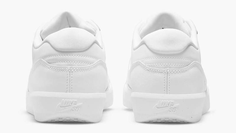 Nike SB Force 58 Premium Triple White Back