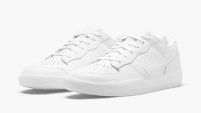 Nike SB Force 58 Premium Triple White Front