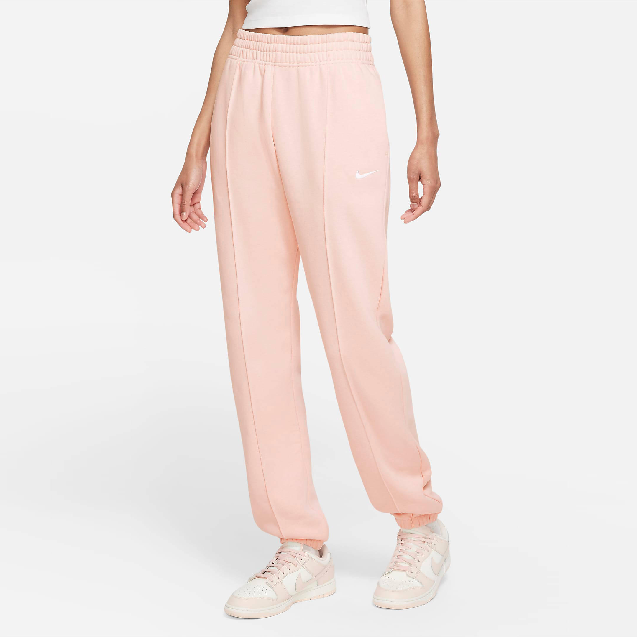 Nike Sportswear Essential Collection Fleece Trousers pink