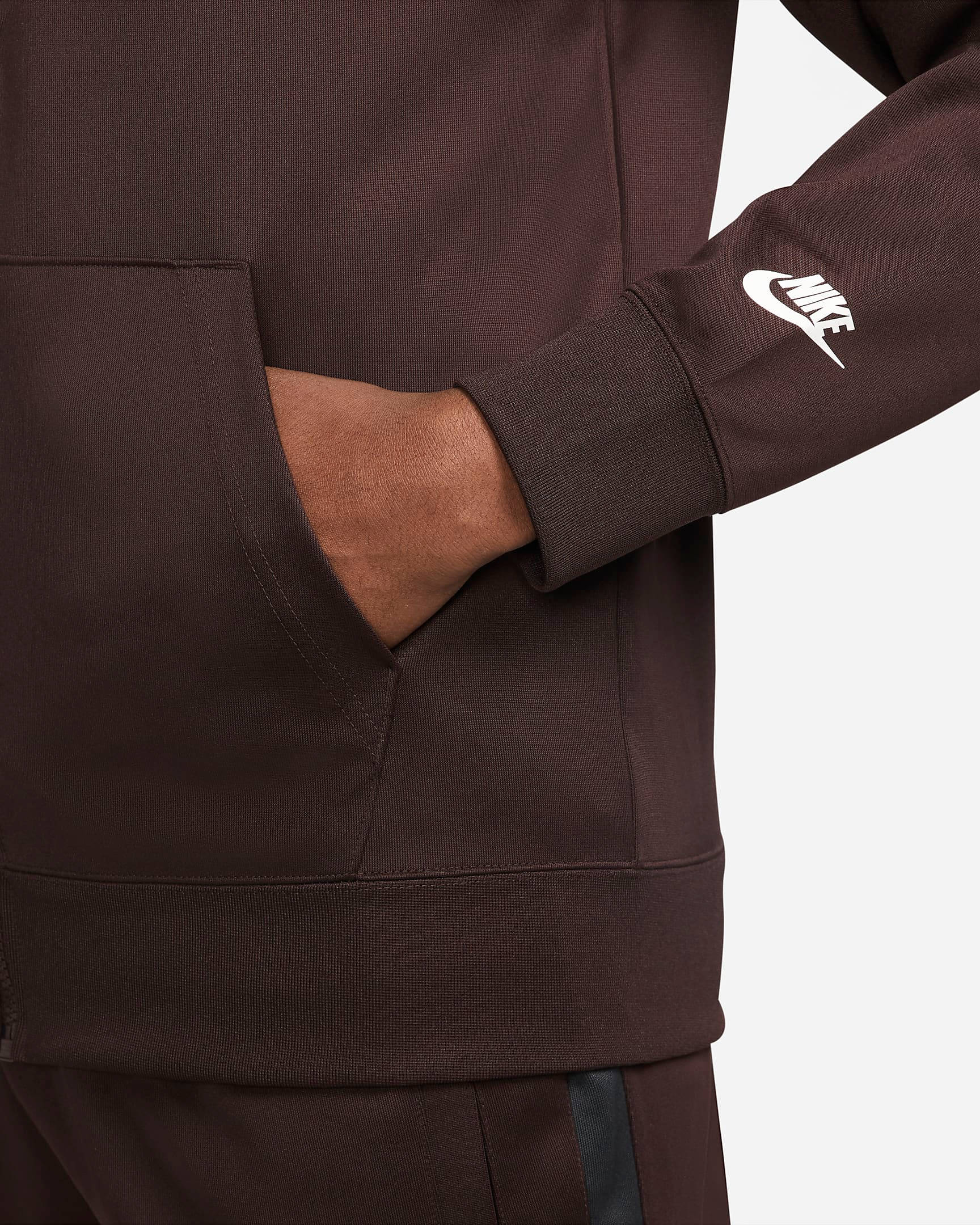 repeat tape fleece overhead hoodie