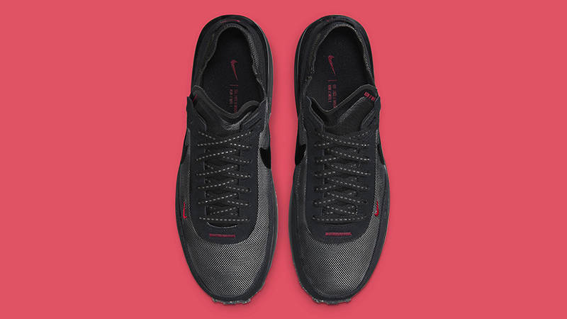 Nike Waffle One Black Red