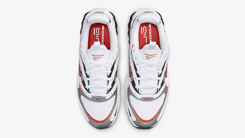 Nike Zoom Air Fire White Silver Orange