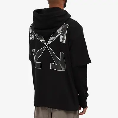 Off white hoodie on sale kiss