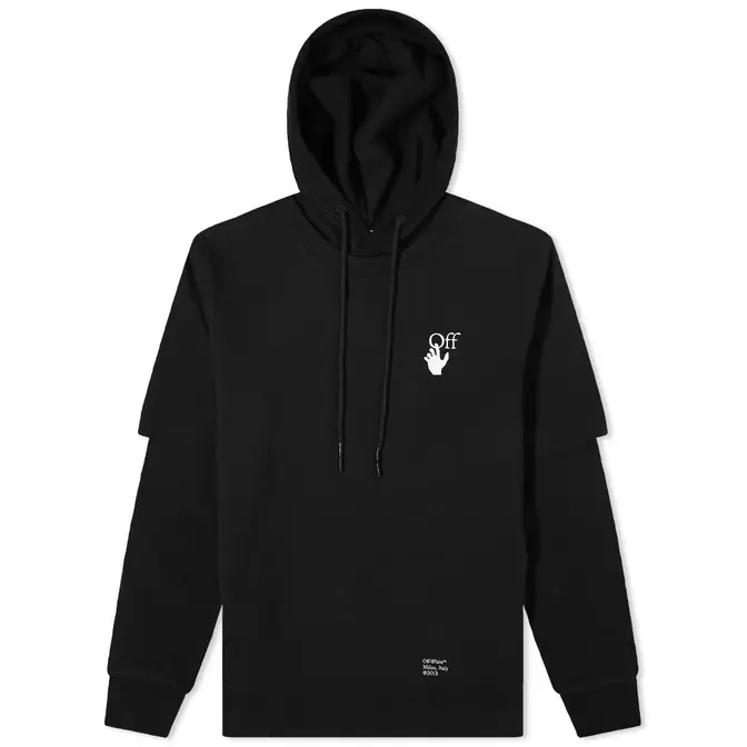 Off-White Caravaggio Arrow Double Sleeve Hoodie | Where To Buy