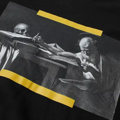 Off-White Long Sleeve Caravaggio Painting T-Shirt Black Detail 3
