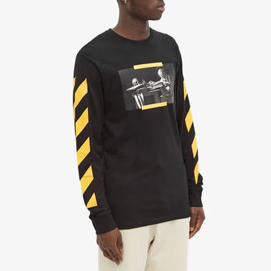 Off-White Long Sleeve Caravaggio Painting T-Shirt