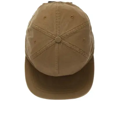 Off-White Slanted Logo Baseball Cap Brown Top