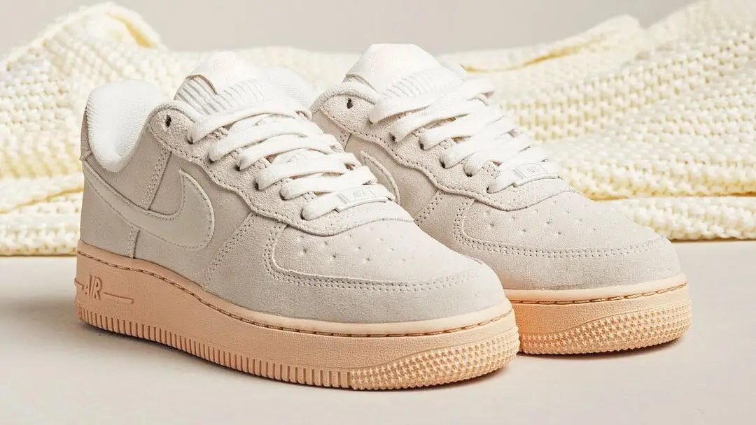 Suede Adorns This Latest Luxe Nike Air Force 1 in 'Summit White' | The ...