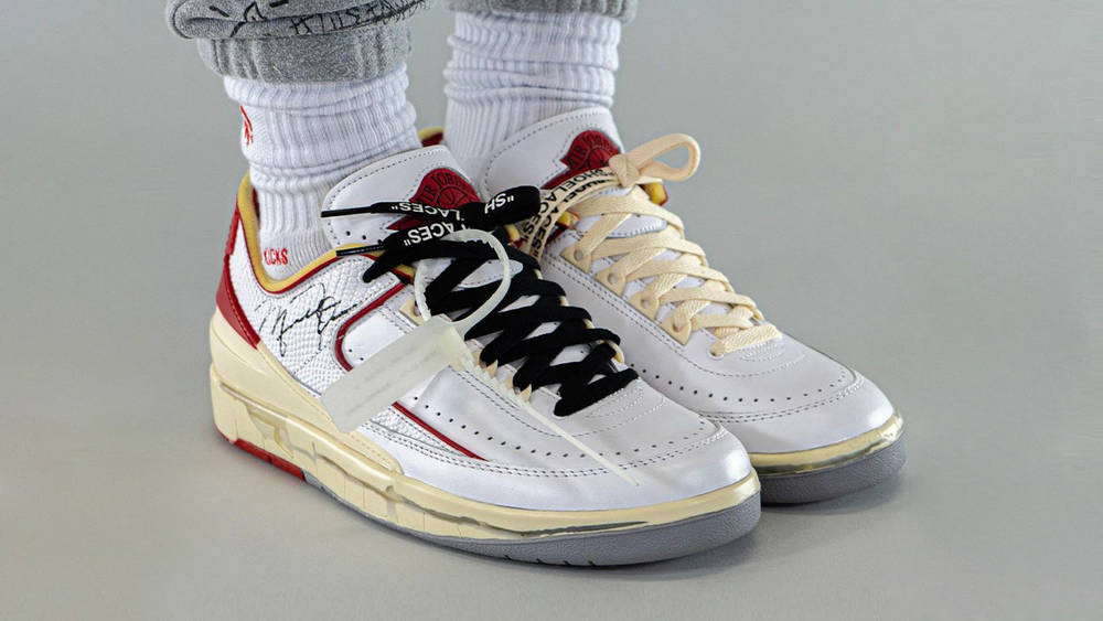 Image via yankeekicks Off-White x Air Jordan 2 Low