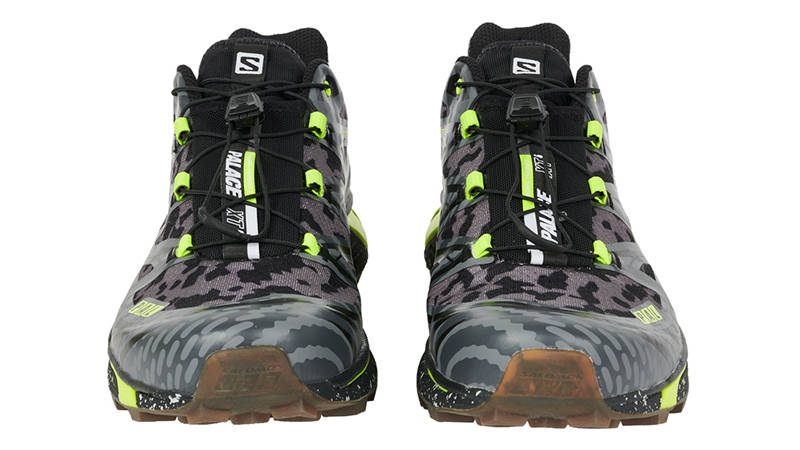 Palace x Salomon XT-6 Black Grey Front 2