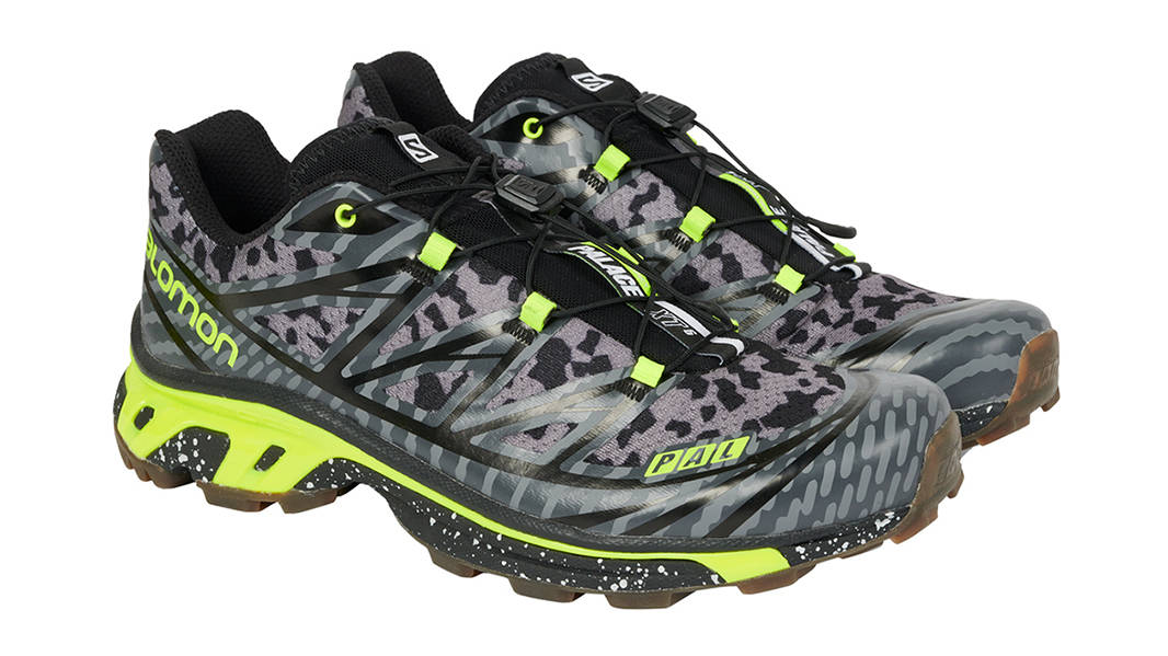 Palace x Salomon XT-6 Black Grey Front
