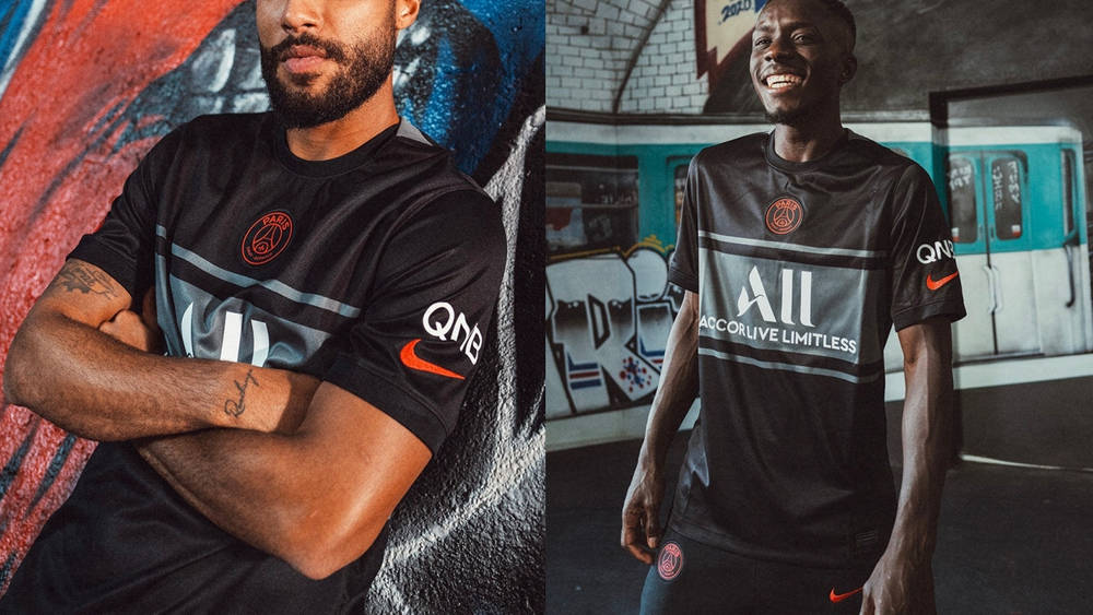 Image via PSG Paris Saint Germain Take Things Back to Basics With This 2021/22 Third Kit