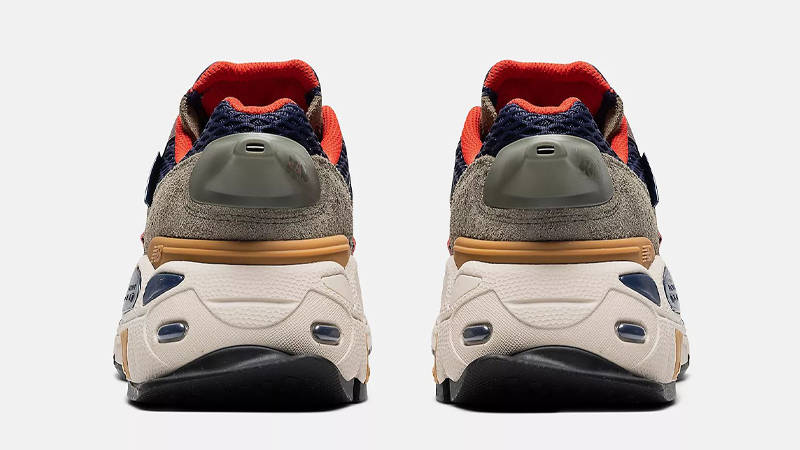 Salehe Bembury x New Balance 574 Yurt Olive Navy Red Back