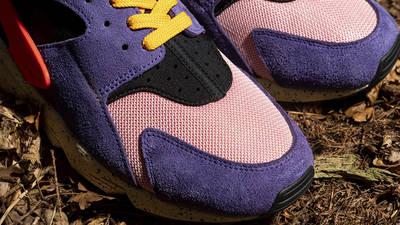 size x Nike Air Huarache ACG Purple Orange Detail