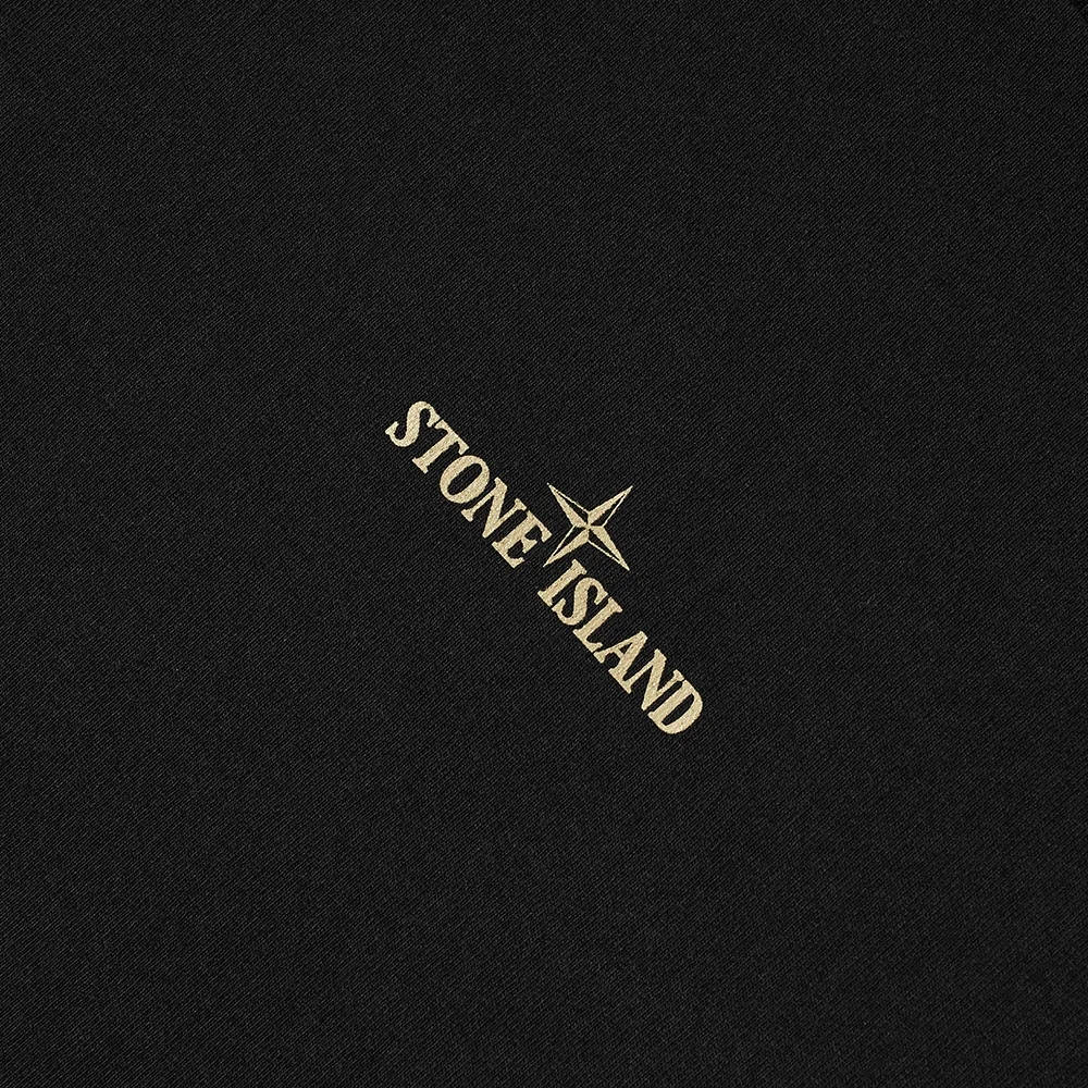 Stone Island Scrap Logo Back T-Shirt Black Detail