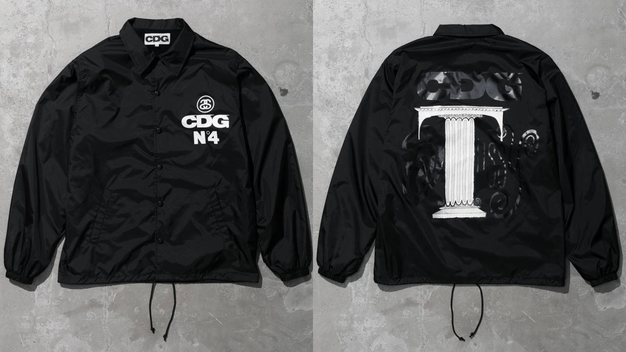 Stüssy x Comme des Garçons Turn Things Greyscale With This Latest Collaboration