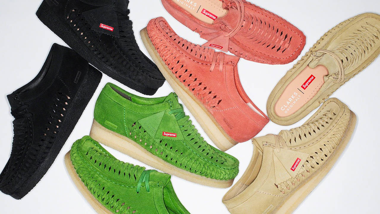 The Supreme x Clarks Originals Wallabee Fall 2021 Collection Gets 