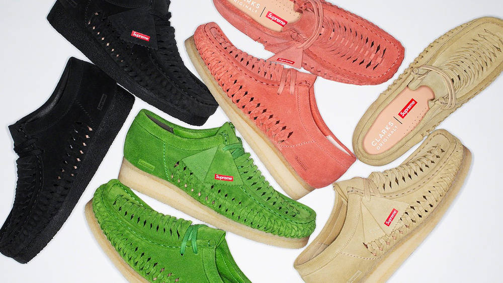Image via Supreme Supreme x Clarks Originals Wallabee Fall 2021 Collection