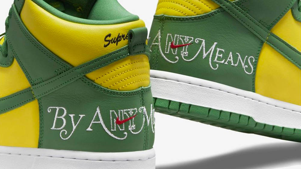 Supreme x Nike SB Dunk High "Brazil"
