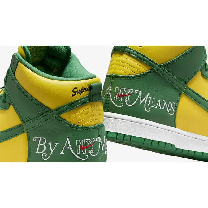 Supreme Nike SB Dunk High By Any Means Brazil DN3741-700