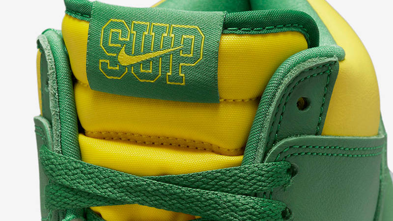 Supreme x Nike SB Dunk High Brazil Pine Green Where To Buy
