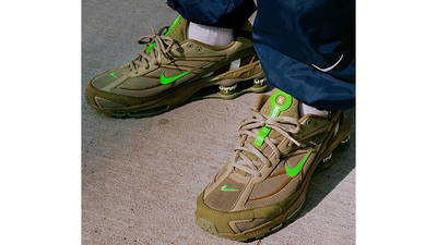 nike shox olive green