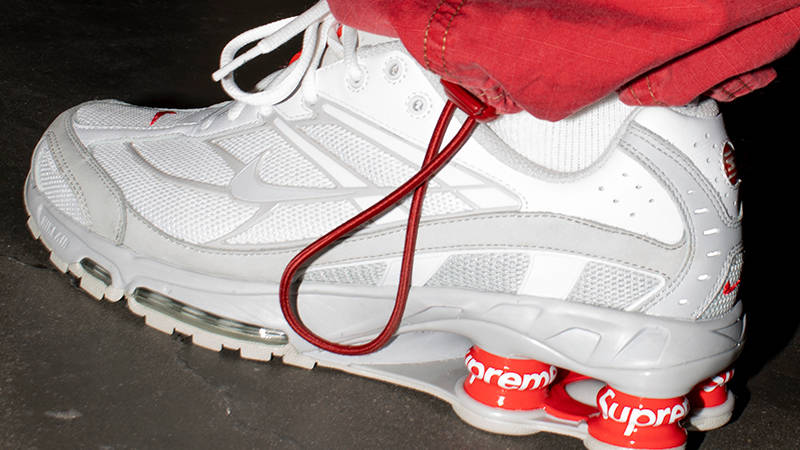 Nike premium Supreme x Shox Ride 2 'White' - 100 - EduShops