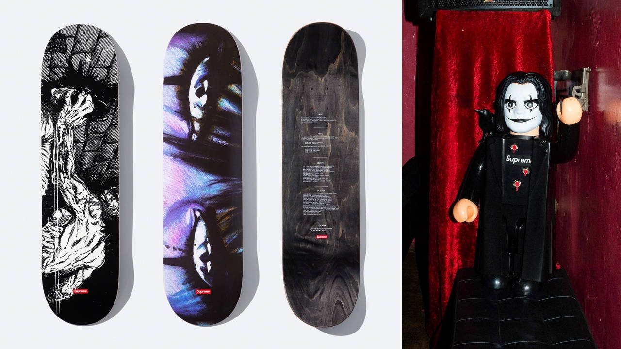 Supreme x 'The Crow' Get Dark for Fall 2021