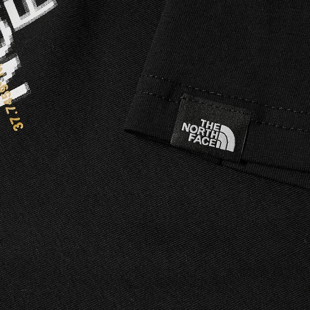 The North Face Coordinates T-Shirt Black Detail 2