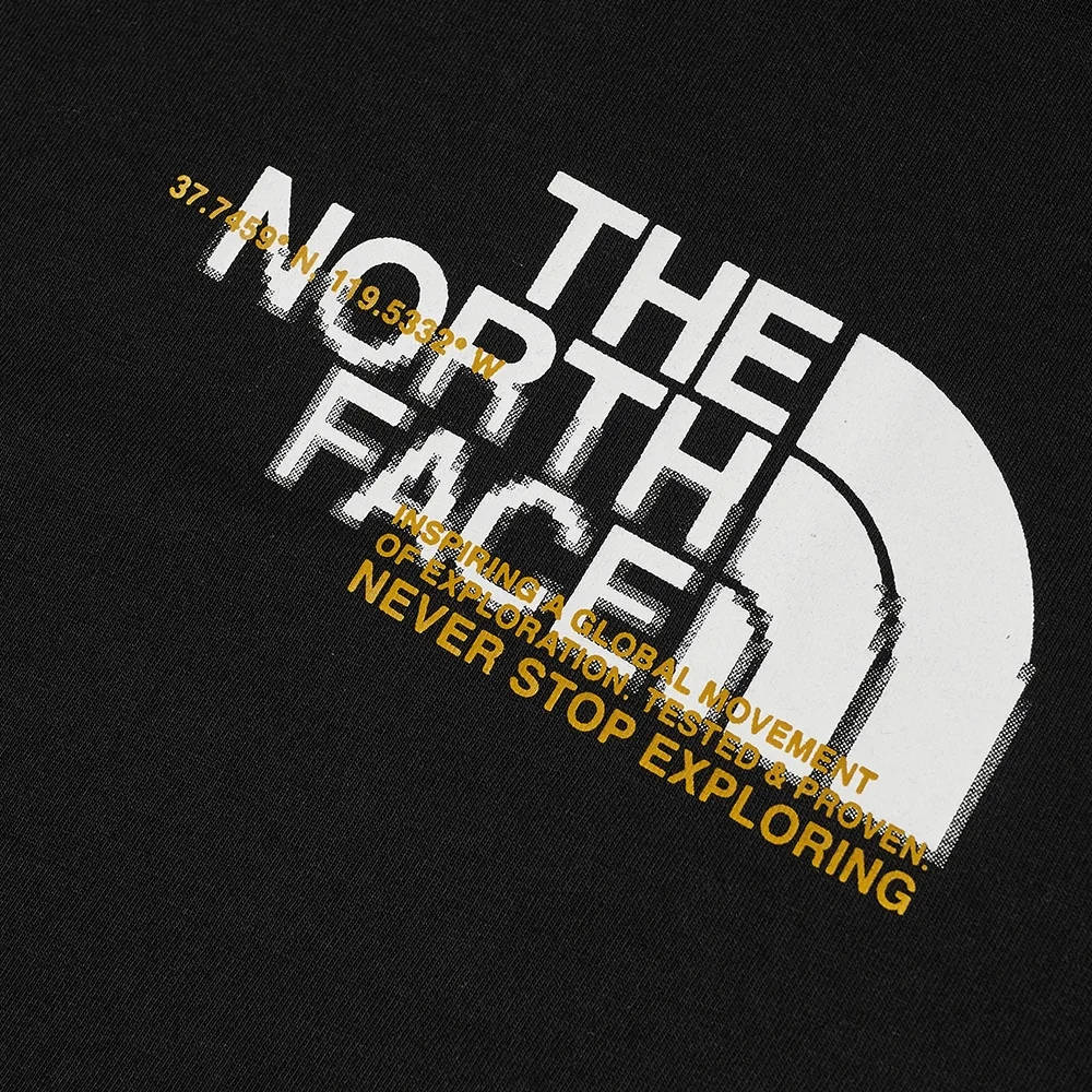 The North Face Coordinates T-Shirt Black Detail