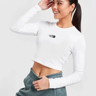 The North Face Long Sleeve Crop T Shirt Where To Buy The Sole Supplier