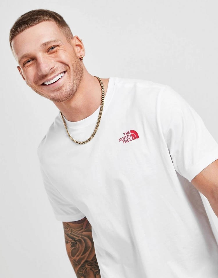 The North Face Map T-Shirt White Detail