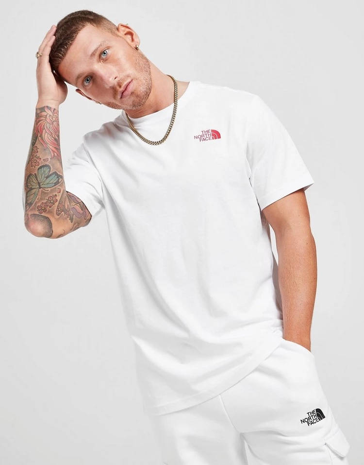 The North Face Map T-Shirt White Front