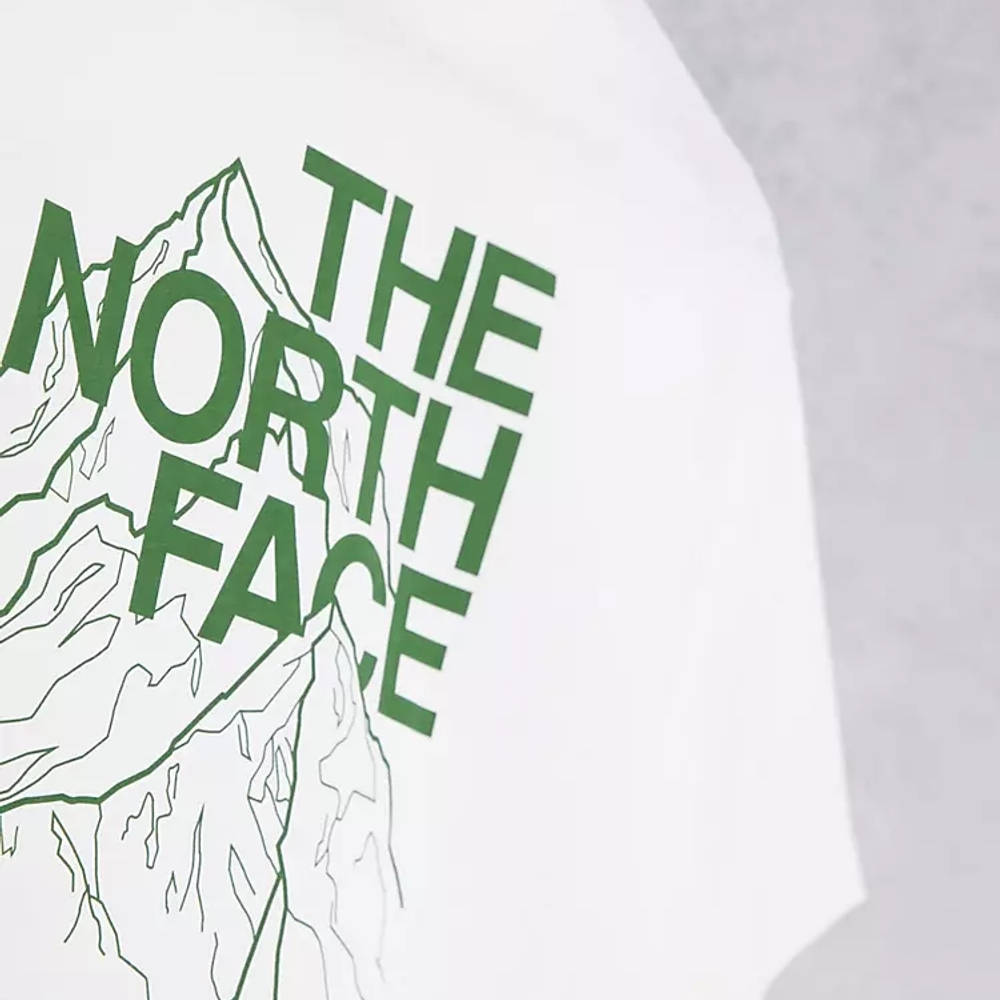 the north face t shirt mountain