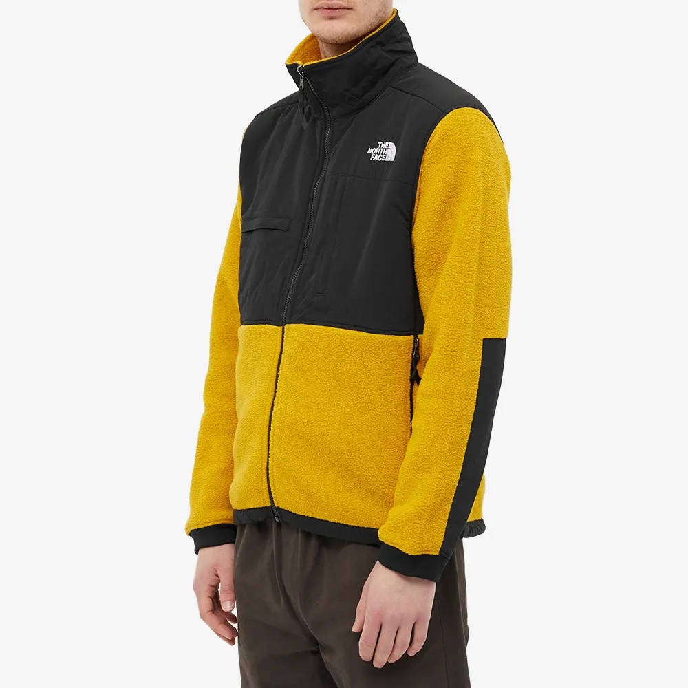 The North Face Print Denali 2 Jacket Arrowwood Yellow Front