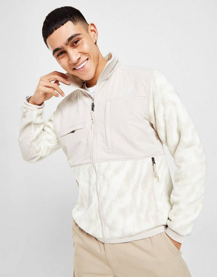 The North Face Print Denali 2 Jacket White