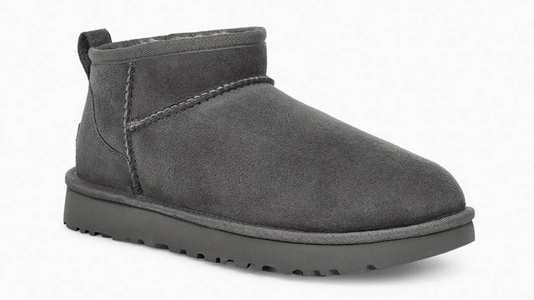 Ugg mini 2025 grey boots