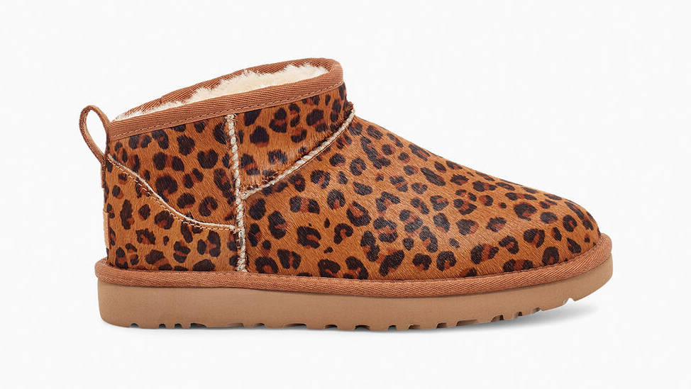 UGG Classic Ultra Mini Leopard Boot