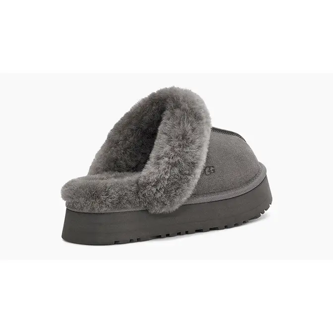 Black and sale grey ugg slippers