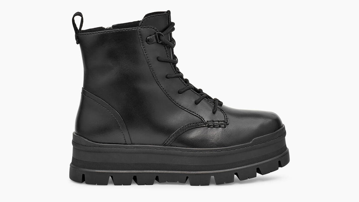 UGG Sidnee Leather Boot Black