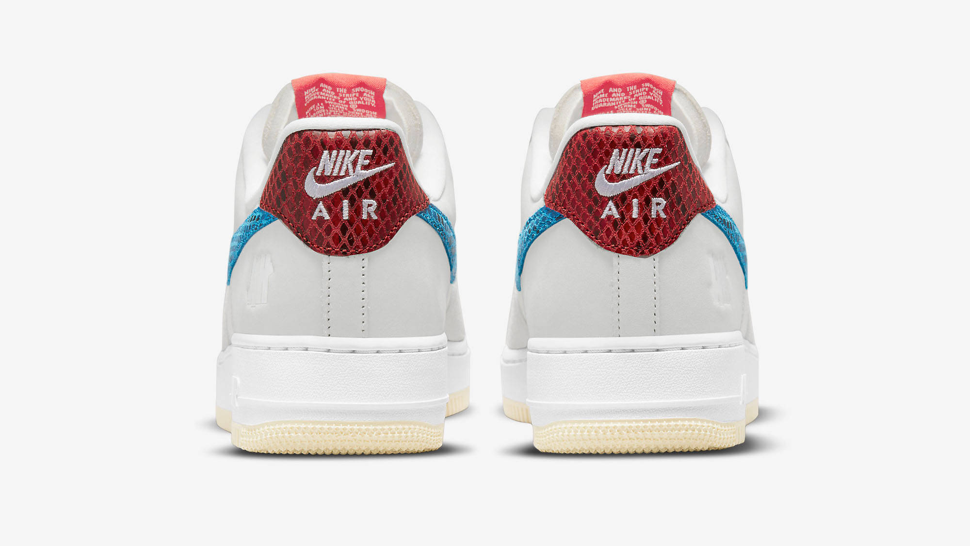 Undefeated x Nike Air Force 1 heel 2