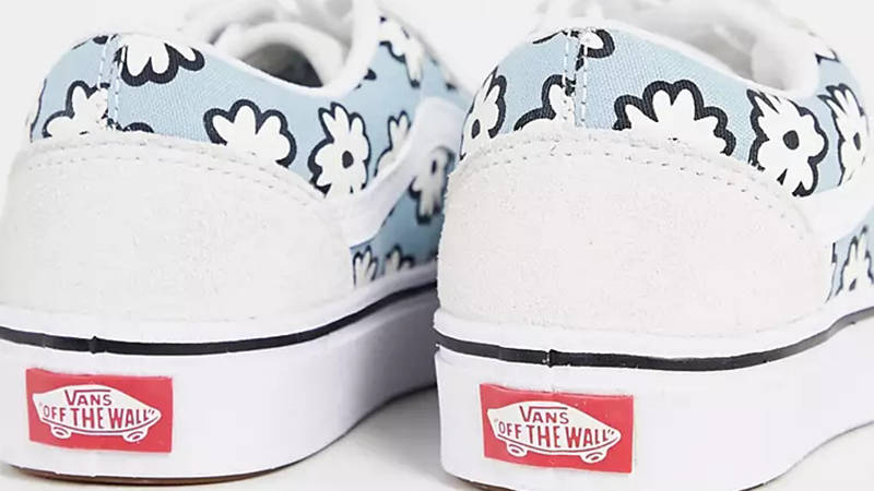 Vans ComfyCush Old Skool White Flower