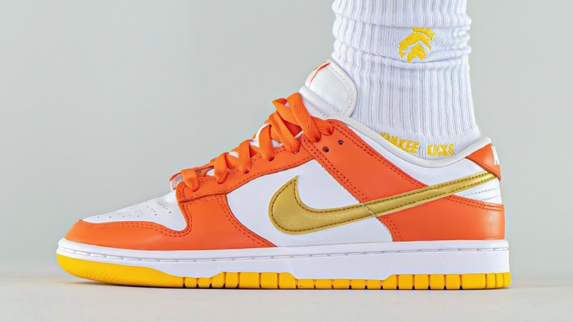 Take an On-Foot Look at The Nike Dunk Low 'Golden Orange' | The Sole ...